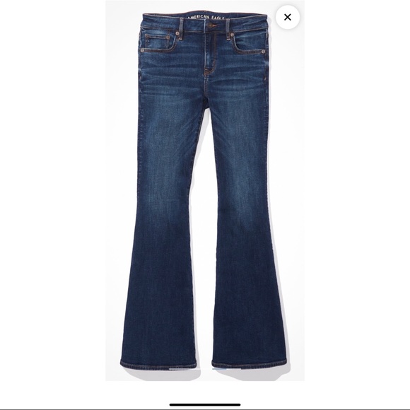 AE Low-Rise Flare Jeans - Picture 1 of 3